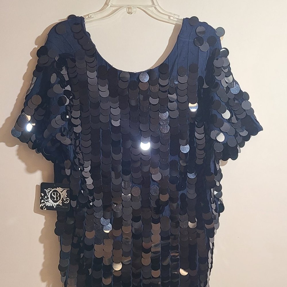 NWT Marc Jacobs Navy Blue Dress Women Sz Small 4 6 MSRP 458 See Photos